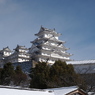 姫路城　雪景色