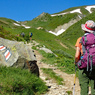 スイスとフランスの国境にあるバルム峠を目指して登る