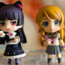 ねんどろいど、黒猫＆桐乃をFA50mm f1.4開放で