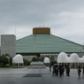 江戸東京博物館側から見た国技館