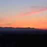コムカラ峠の夕焼け