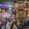 「五條天神社の本社神輿巡行」