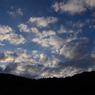 紀伊山地を流れる雲
