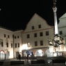 チェスキー・クルムロフ（１０５０）夜の広場