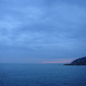曇りがちな夕方