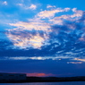 御前崎港西埠頭から見た日没