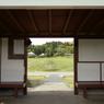 駅舎から覗く風景