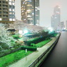 佃の夜桜