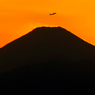 「Cool」富士山と　ダイヤモンド飛行機なんですね