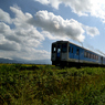 雲と列車