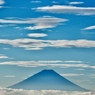 ある朝、信州から富士を望む