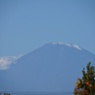 富士山の冠雪