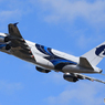 「青が大好き」☮   Airbus A380が飛ぶ・さくらの山 ✈