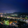 角館 古城山の夜桜(再現像)