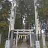霞野神社(鳥居と幟)