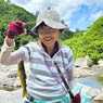大鳥池でイワナ釣り