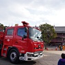 横浜市消防出初式の消防車展示