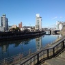 階段と川（1月12日）