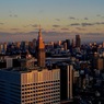 写真エッセイ：東京散歩31：東京都庁５：夕焼け東京