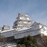 姫路城　雪景色