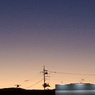 赤紫と橙の夕方の空（1月26日）