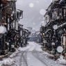 奈良井宿の雪景色(自宅編集版)