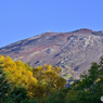 秋の富士山五合目にて