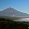 雲と富士山