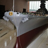戦艦大和の模型 実物の1/10の大きさです。