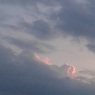 夕方の入道雲（7月21日）