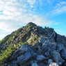 北岳山頂を目指す