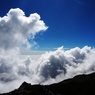 夏の雲。山の雲。