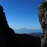 千代ノ吹上(ちよのふきあげ)と富士山