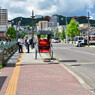 小樽運河にて