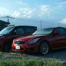 写真エッセイ：雨上がりの Red car