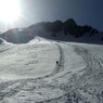 涸沢から　ザイティングラード登る　