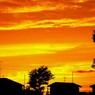 きょうの夕焼け空・・・