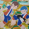 土生商店街のシャッター