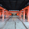 客神社祓殿から客舎本殿