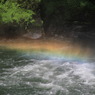 池と虹