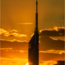 タワーに沈む夕日Ⅰ