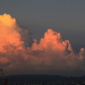 夕焼けの積乱雲