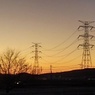 朝焼けの鉄塔（1月16日）