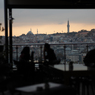 overlooking the old city