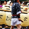気合の帯締め