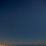 沼津の夜景と星