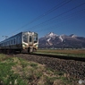 磐越西線と磐梯山