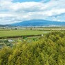富士川橋梁から見えた富士山