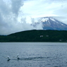 写真句：冠雪の富士 Photo Trip32：白鳥の湖
