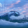 写真歌：冠雪の富士 Photo Trip41（終）：夕富士